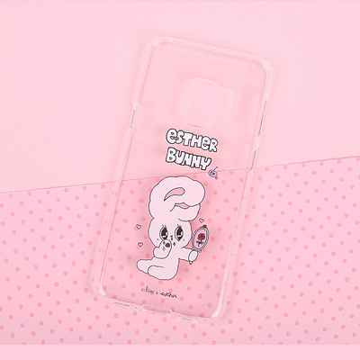 Clue X Esther Bunny - Clear Phone Case for Galaxy S9