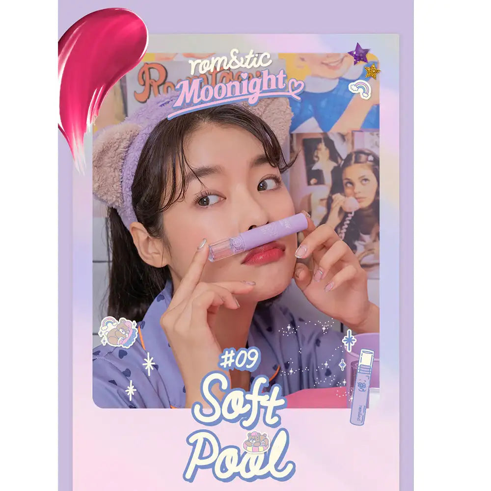 rom&nd x neonmoon - rom&tic Moonight Glasting Water Tint - rom&nd x neonmoon - Lip Makeup - Harumio