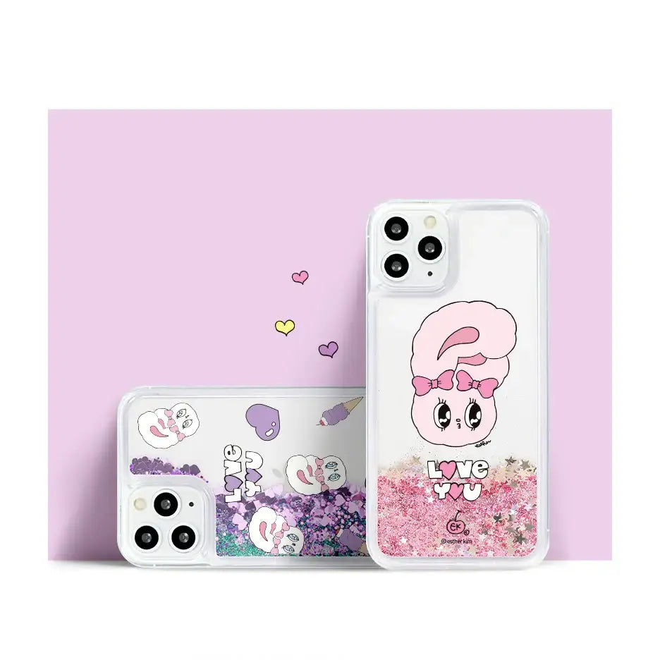 Esther Bunny - Glitter Phone Case – Harumio