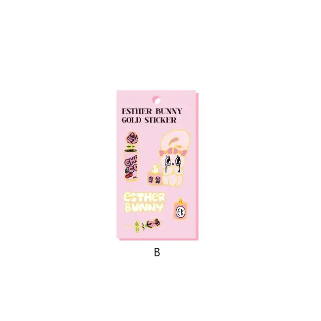 Esther Bunny - Gold Sticker - Esther Bunny - Accessories - Harumio