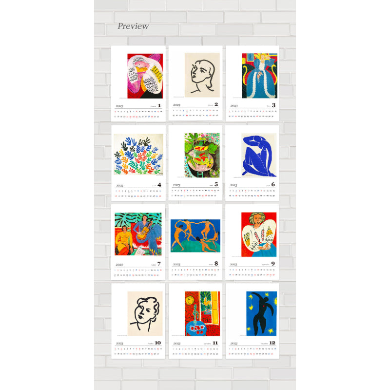 ARTNUOVEAU - 2023 Characters Wall Calendars Collection - ARTNUOVEAU - Calendar - Harumio