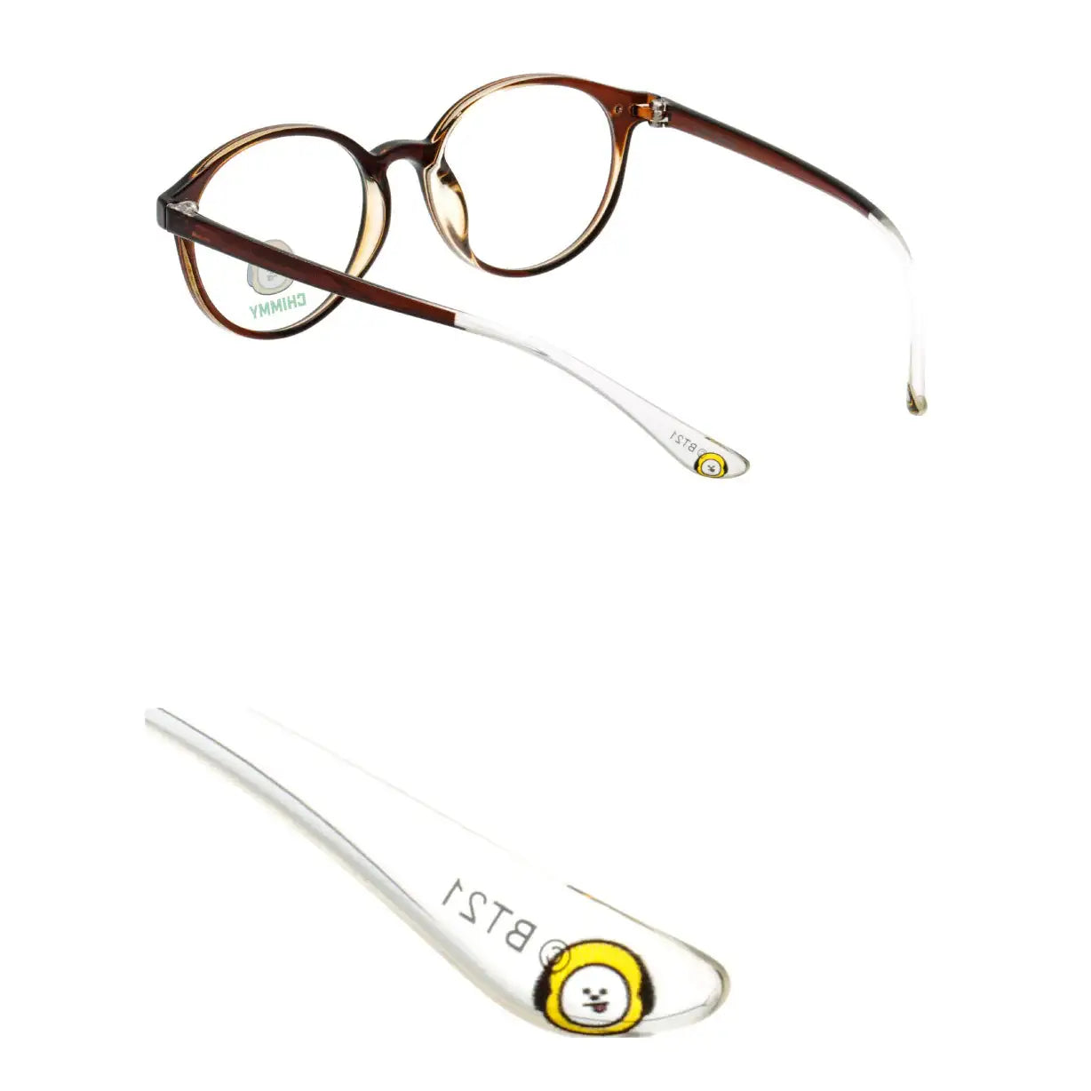 BT21 x LookOptical - Classic Horn Frame Spectacles - BT21 x LookOptical - Accessories - Harumio
