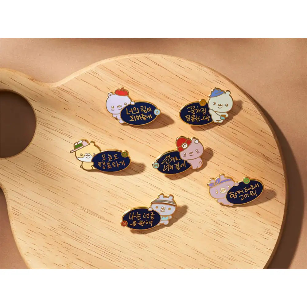 TWOTUCKGOM - Old is the New Hip Handwritten Metal Badge - TWOTUCKGOM - Accessories - Harumio