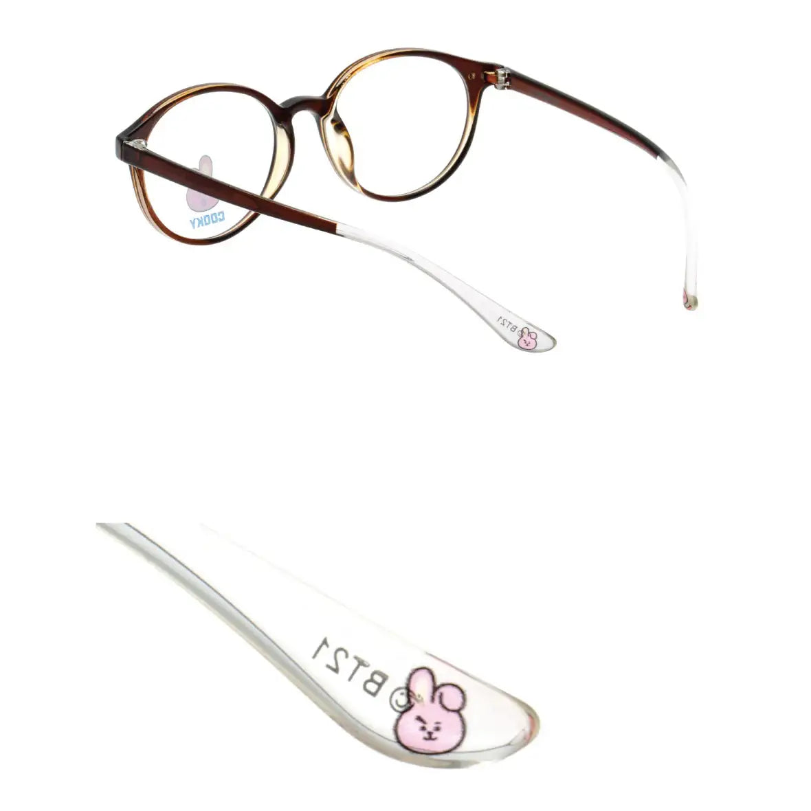 BT21 x LookOptical - Classic Horn Frame Spectacles - BT21 x LookOptical - Accessories - Harumio