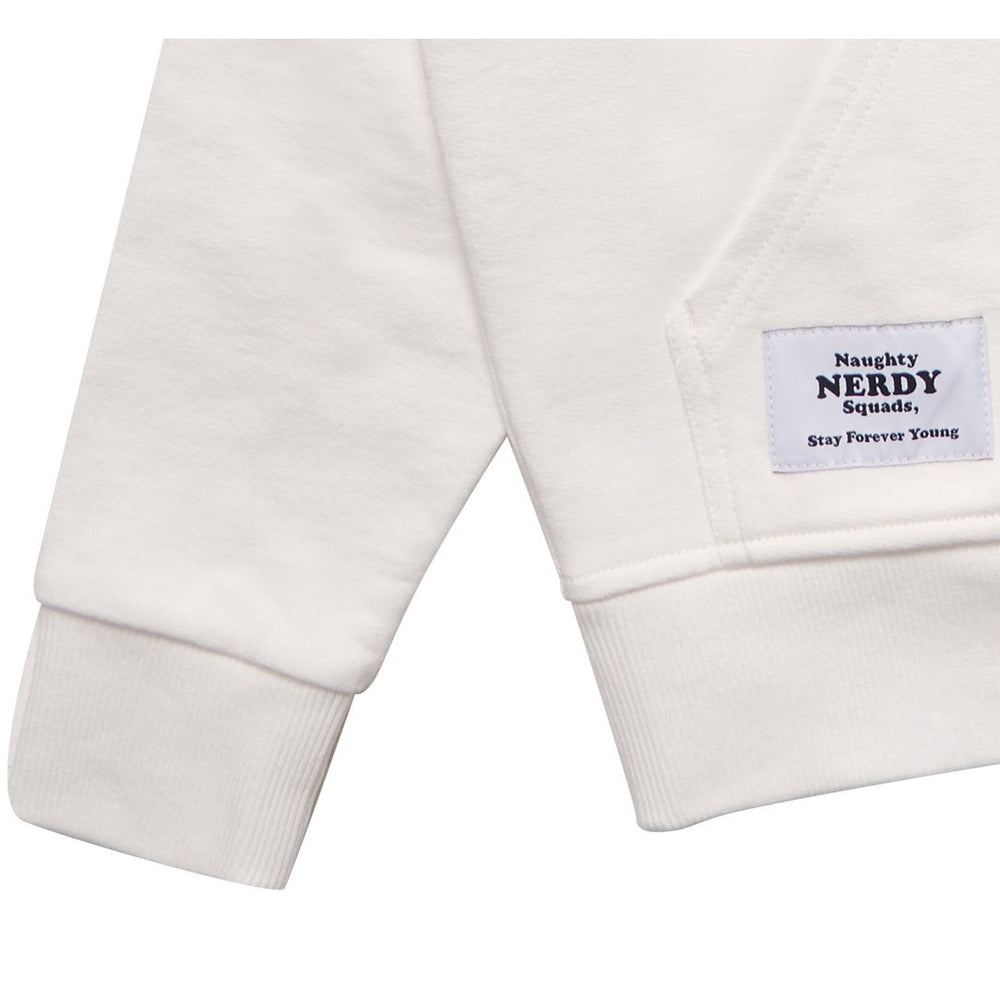 Nerdy - Hooded Zip up - Cream