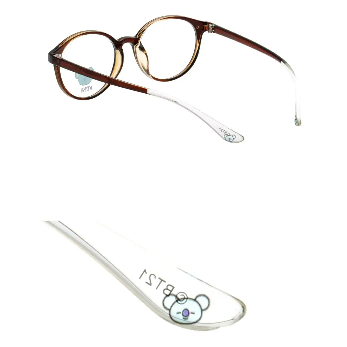 BT21 x LookOptical - Classic Horn Frame Spectacles - BT21 x LookOptical - Accessories - Harumio