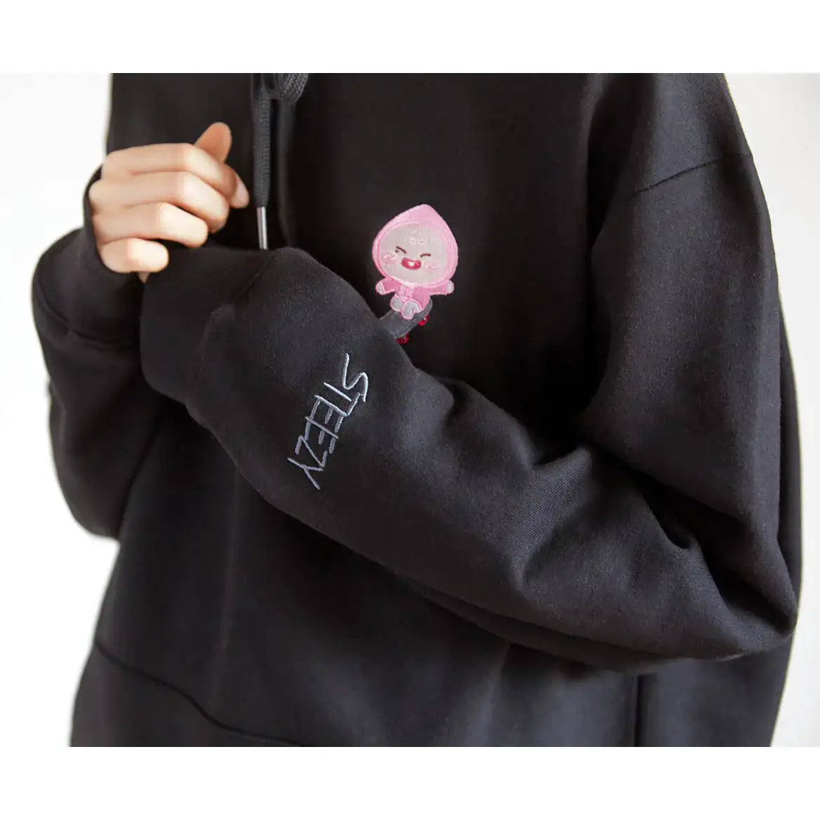 Apeach x KangDaniel - Apeach Black Hoodie - Apeach x KangDaniel - Clothing - Harumio