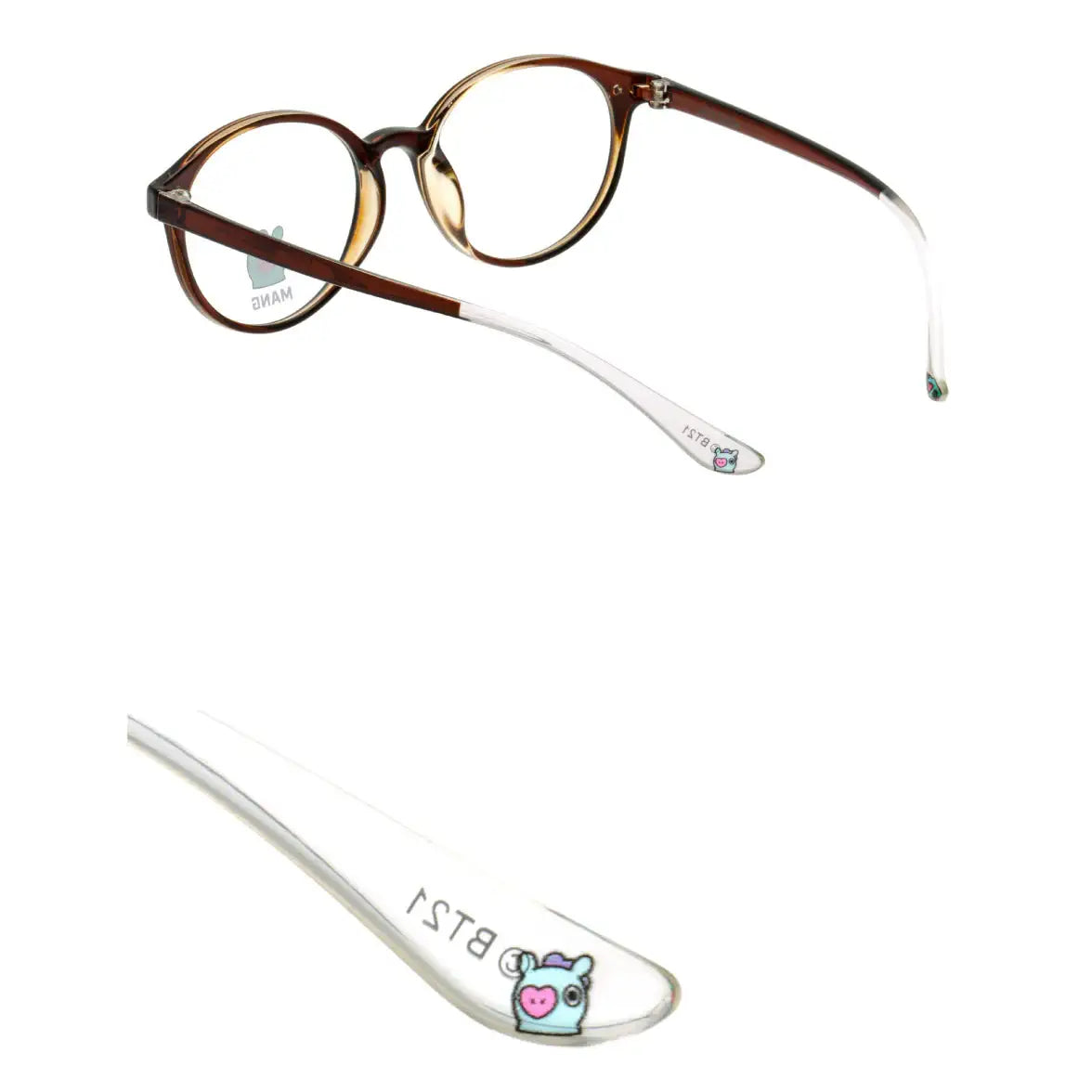 BT21 x LookOptical - Classic Horn Frame Spectacles - BT21 x LookOptical - Accessories - Harumio