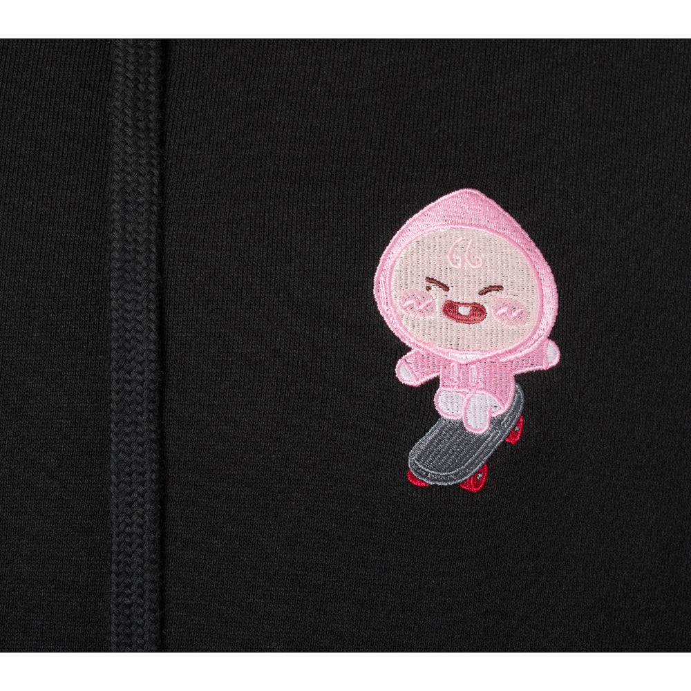 Apeach x KangDaniel - Apeach Black Hoodie