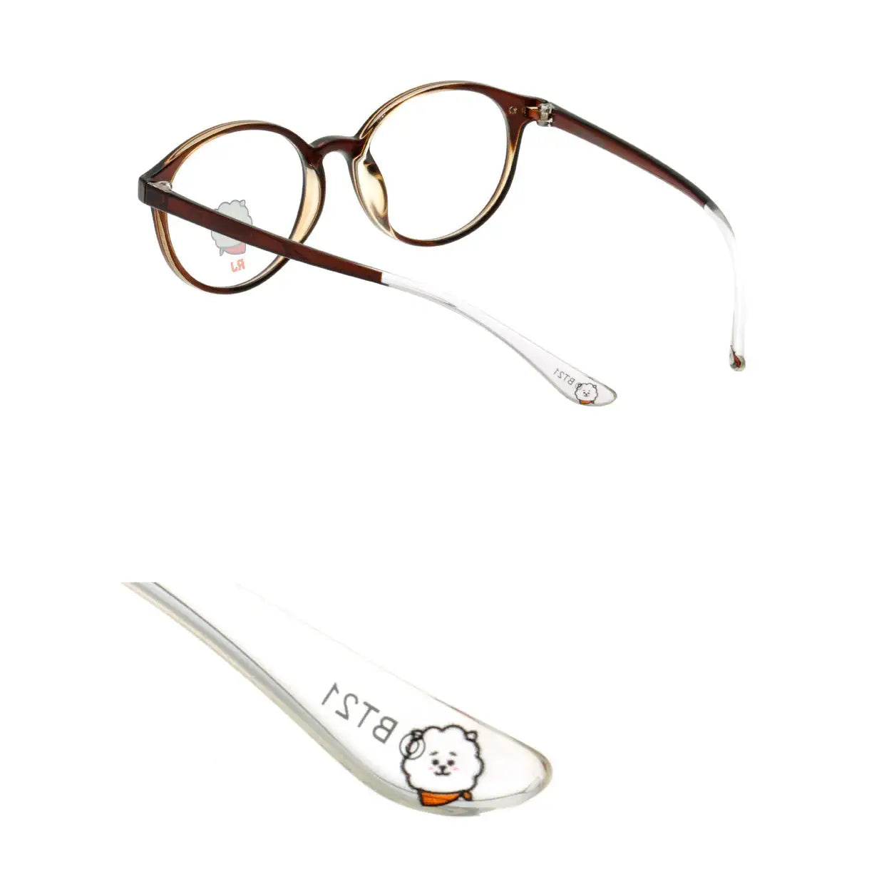 BT21 x LookOptical - Classic Horn Frame Spectacles - BT21 x LookOptical - Accessories - Harumio