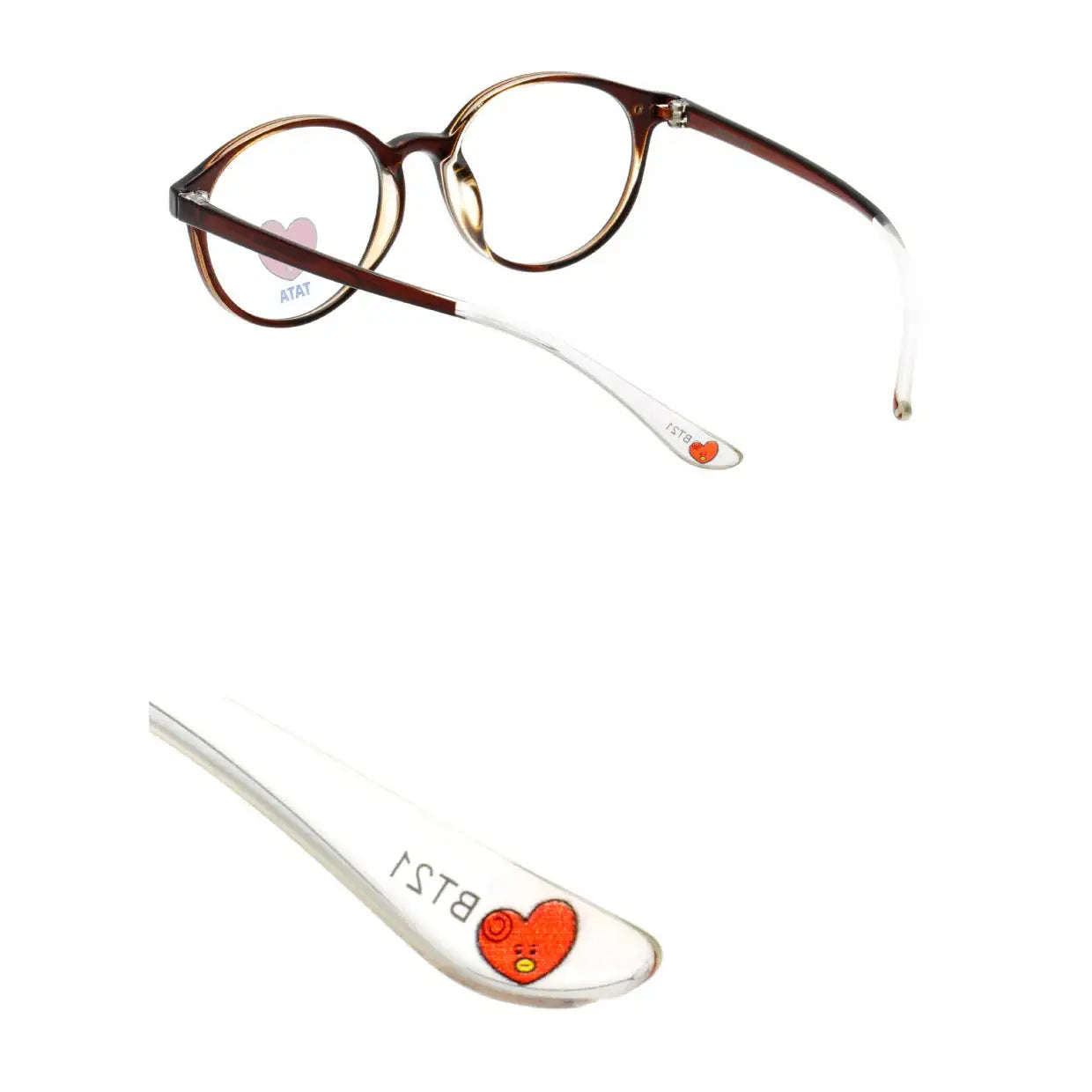 BT21 x LookOptical - Classic Horn Frame Spectacles - BT21 x LookOptical - Accessories - Harumio
