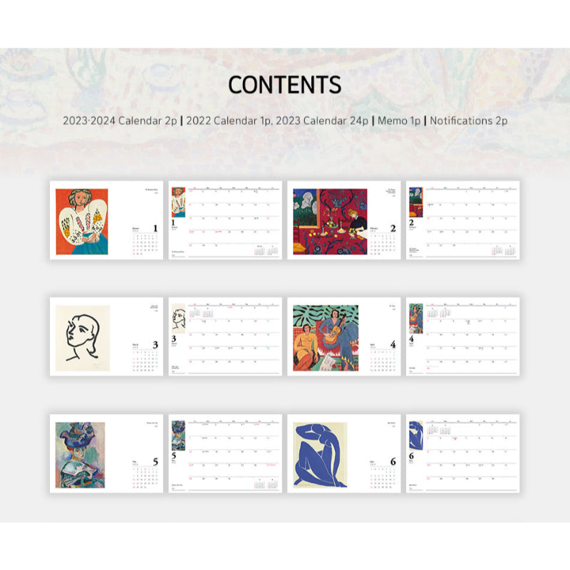 ARTNUOVEAU - 2023 Characters Desk Calendar Collection - ARTNUOVEAU - Calendar - Harumio