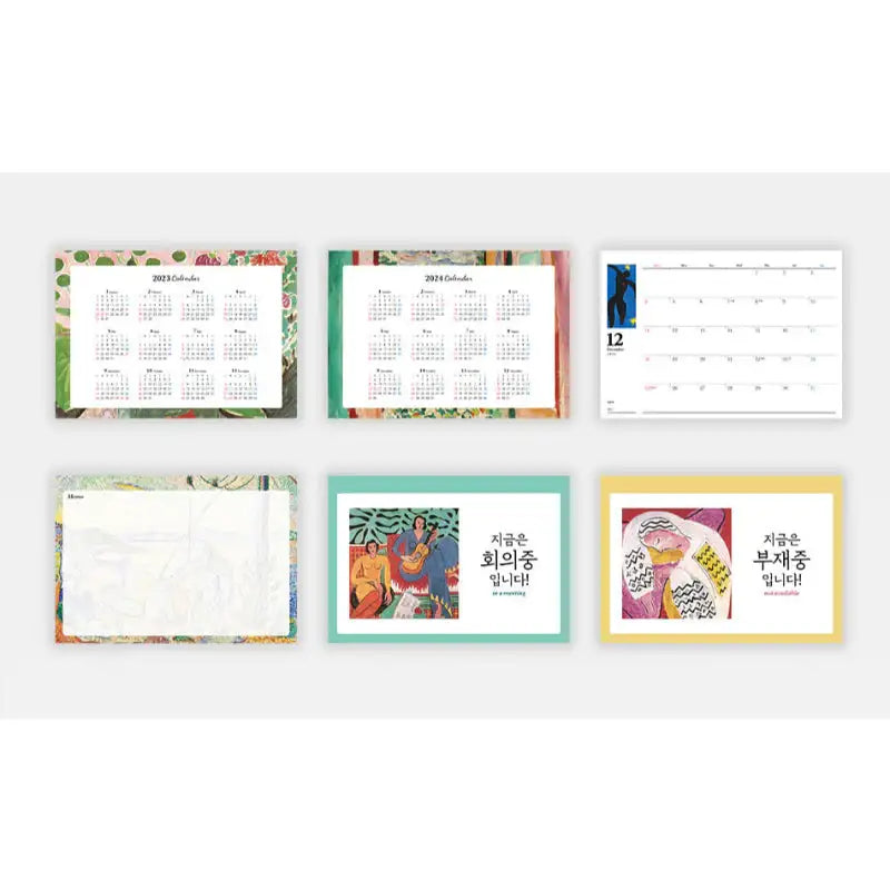 ARTNUOVEAU - 2023 Characters Desk Calendar Collection - ARTNUOVEAU - Calendar - Harumio