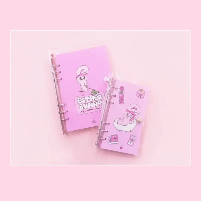 Esther Bunny - A5 and A6 sized 6-holes Diary - Esther Bunny - Accessories - Harumio