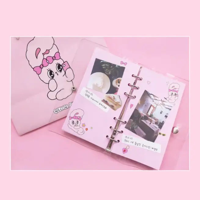Esther Bunny - A5 and A6 sized 6-holes Diary - Esther Bunny - Accessories - Harumio