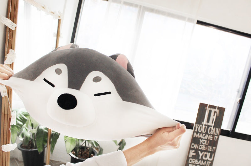 Mochi Mochi - Shiba & Husky Face Cushion