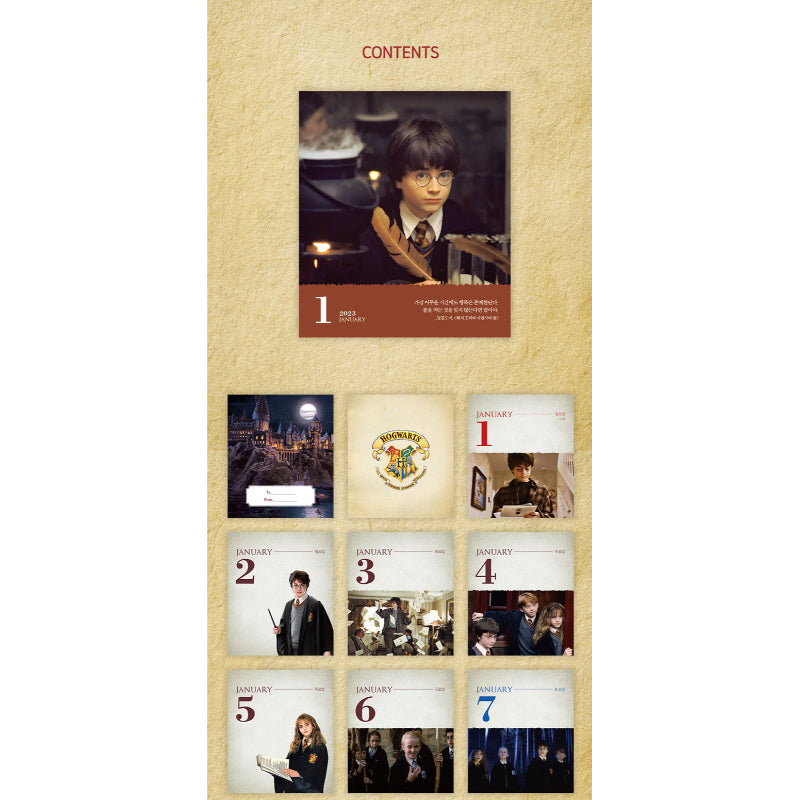 ARTNUOVEAU - 2023 Harry Potter 365 Days Calendar - ARTNUOVEAU - Calendar - Harumio