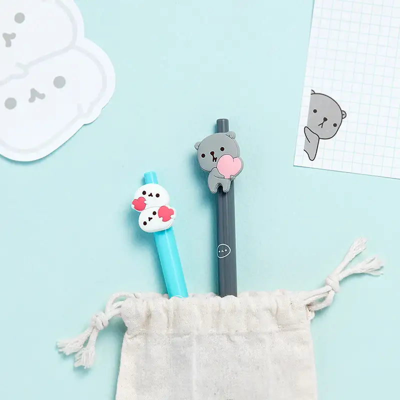 Merry Between - Heart Gel Pen Set - Merry Between - Accessories - Harumio