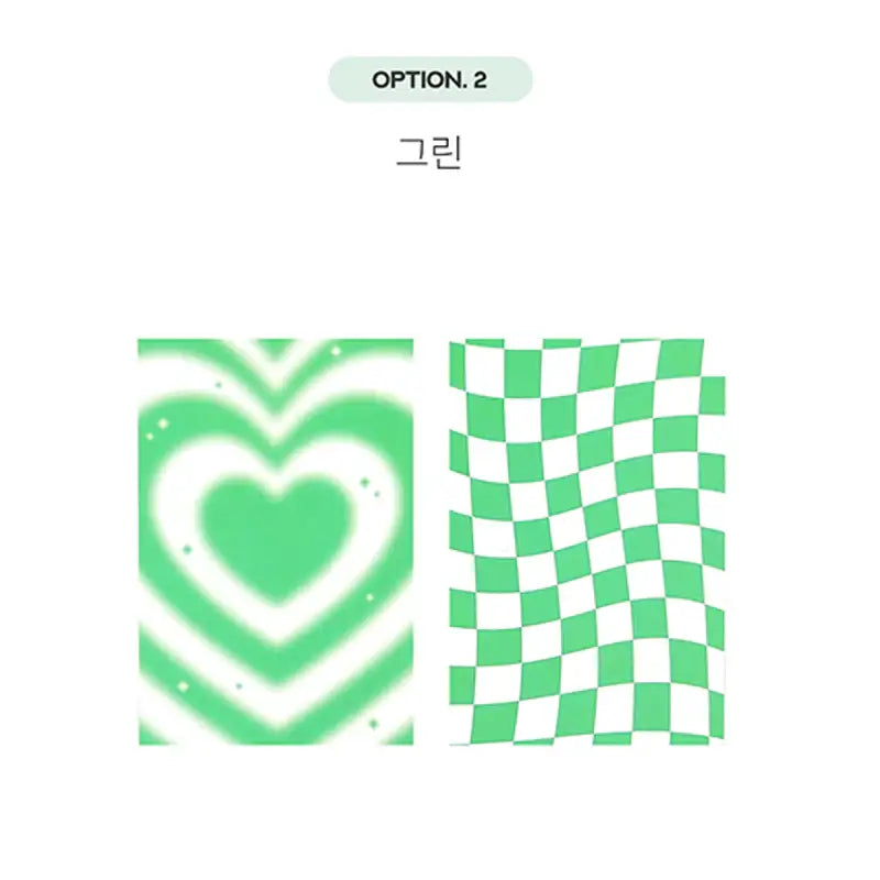 Yudaeng - Heart Poker Photocard Binder Mount - Yudaengdotcom - Photocard Mounts - Harumio