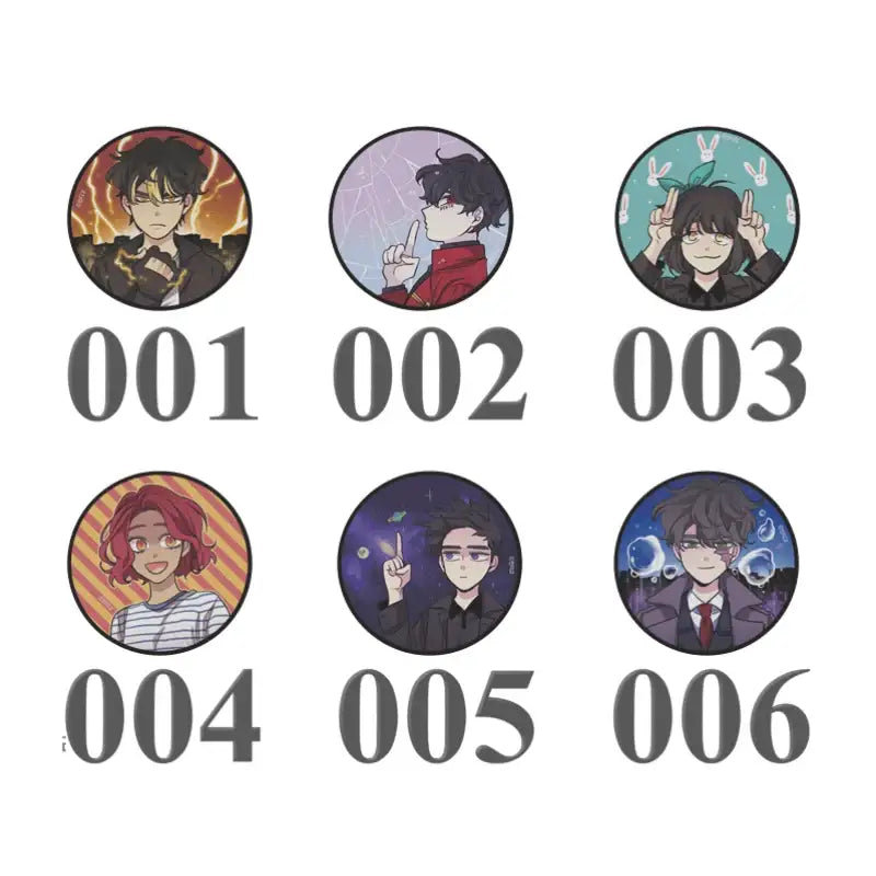 Heroes Plan B - Lenticular Toon Socket - Webtoon Shop - Griptoks - Harumio