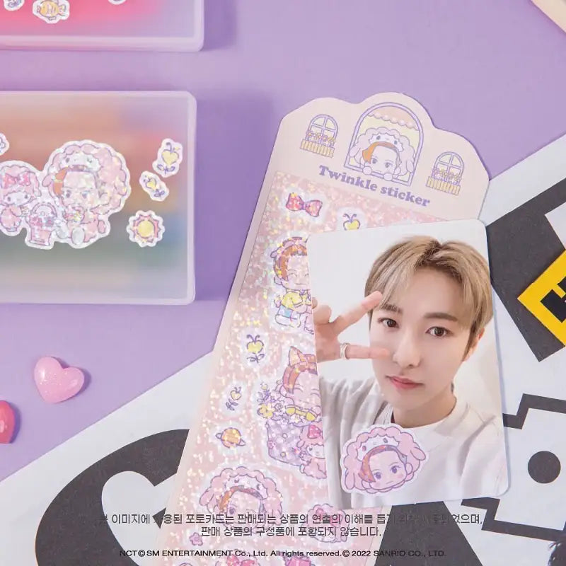 NCT x Sanrio - Twinkle Sticker - Sanrio - Decorative Stickers - Harumio