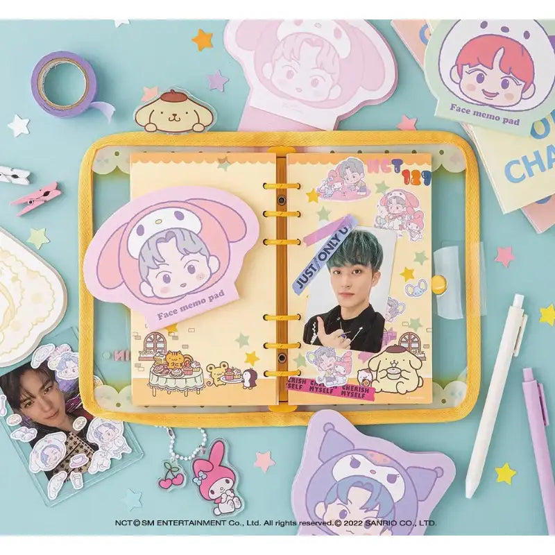 NCT x Sanrio - Face Memo Pad - Sanrio - Memo Pad - Harumio