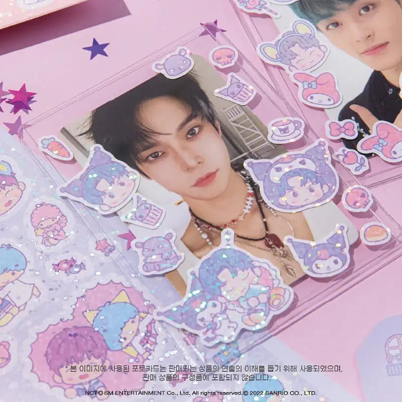 NCT x Sanrio - Twinkle Sticker - Sanrio - Decorative Stickers - Harumio