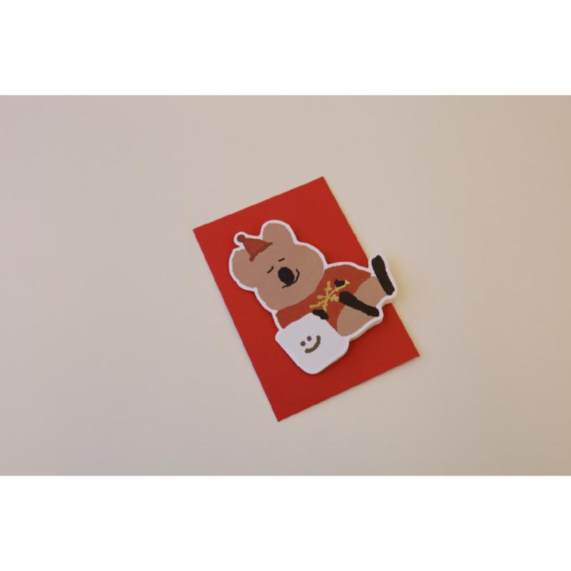 Dinotaeng - Marsh Cushion Quokka Card