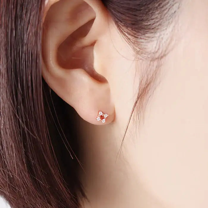 OST - Point Pearl Rose Gold Ring Package Earrings Set - OST - Jewelry - Harumio