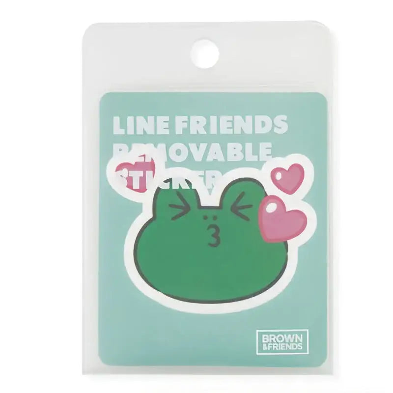 Line Friends - Leonard Removable Sticker (Type 25) - Line Friends - Sticker - Harumio