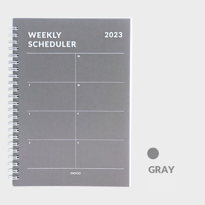 Indigo - 2023 A5 Weekly Scheduler Planner