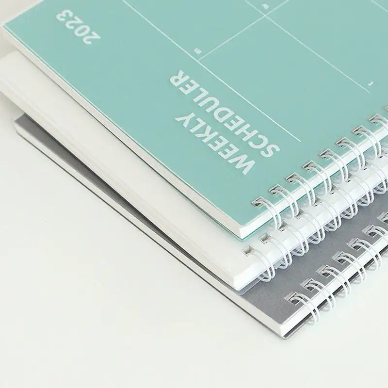 Indigo - 2023 A5 Weekly Scheduler Planner - Indigo - Planner - Harumio