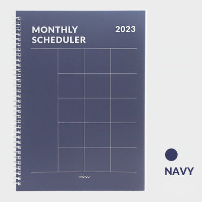 Indigo - 2023 A4 Monthly Scheduler Planner