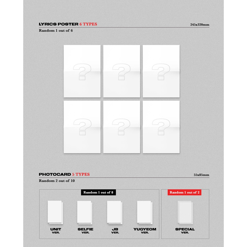 GOT7 - JUS2 FOCUS Mini Album
