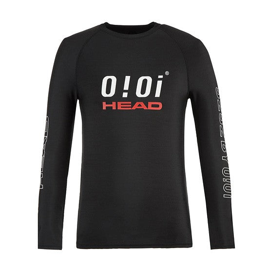 HEAD x 5252 by O!Oi - Logo Basic Rash Guard - Men (Black)