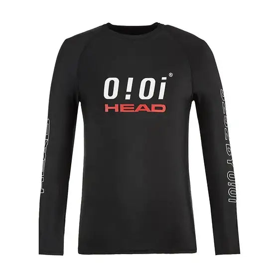 HEAD x 5252 by O!Oi - Logo Basic Rash Guard - Men (Black) - HEAD - Swimwear - Harumio
