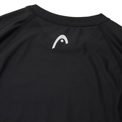 HEAD x 5252 by O!Oi - Logo Basic Rash Guard - Men (Black)