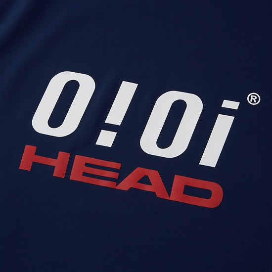 HEAD x 5252 by O!Oi - Logo Basic Rash Guard - Men (Navy)