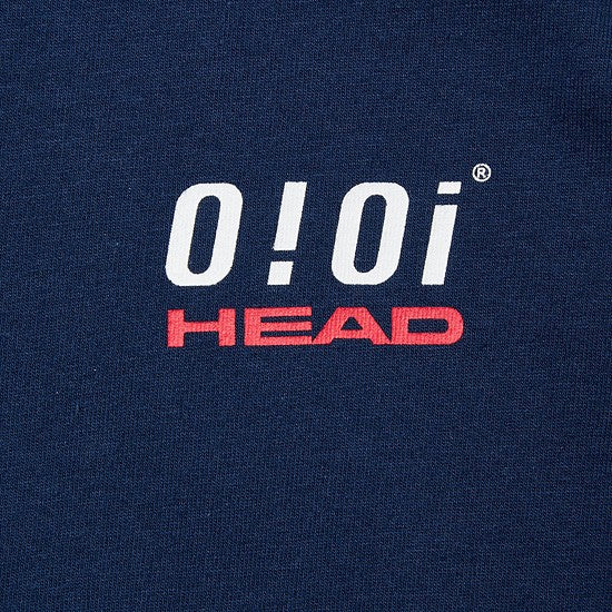 HEAD x 5252 by O!Oi - Logo Point T-shirt - Navy
