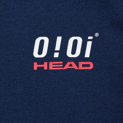HEAD x 5252 by O!Oi - Logo Point T-shirt - Navy