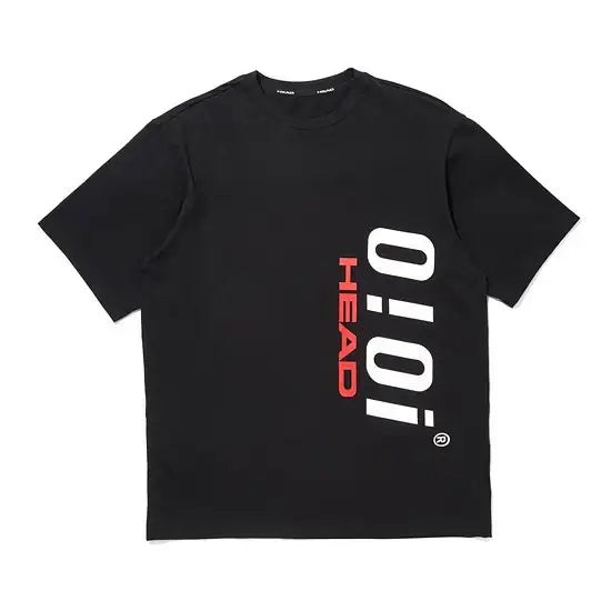 HEAD x 5252 by O!Oi - Side Logo T-shirt - Black - HEAD - Clothing - Harumio