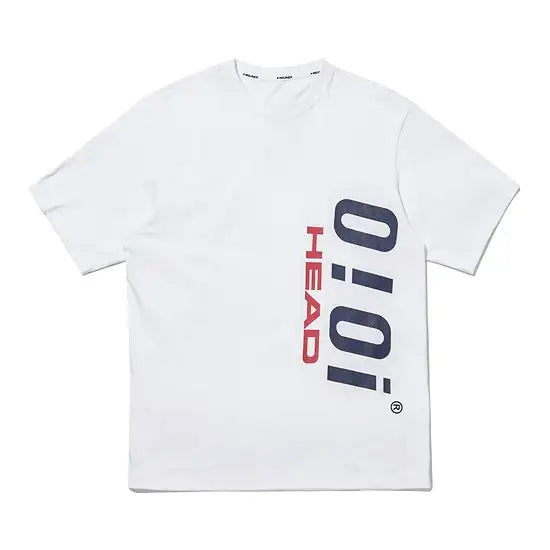 HEAD x 5252 by O!Oi - Side Logo T-shirt - White - HEAD - Clothing - Harumio