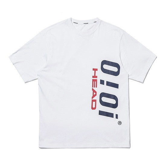 HEAD x 5252 by O!Oi - Side Logo T-shirt - White