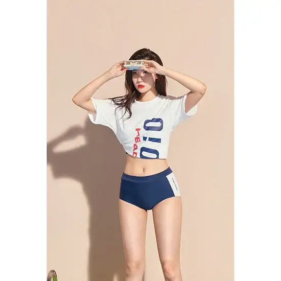 HEAD x 5252 by O!Oi - Side Logo T-shirt - White - HEAD - Clothing - Harumio