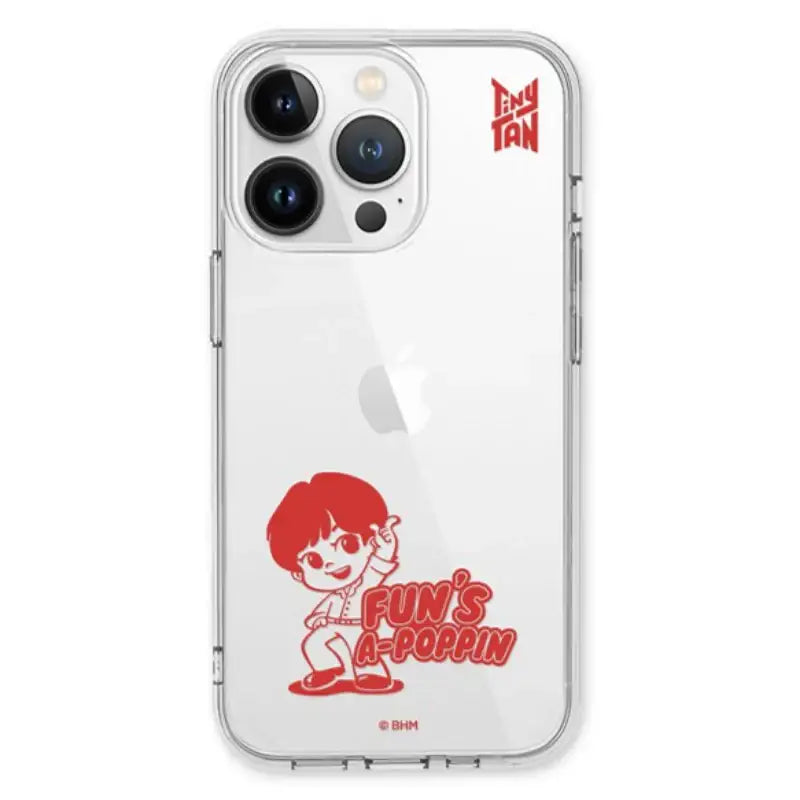 BTS - TinyTAN TinyMART Transparent Jelly Phone Case - Jin - BTS - Accessories - Harumio