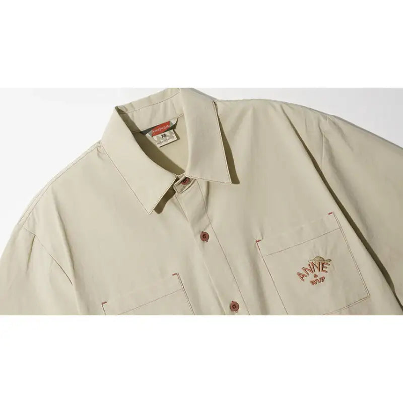 WVProject x Anne of Green Gables - Anne Square Short Sleeve Shirt - WVProject - Shirts - Harumio