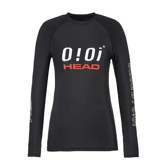 HEAD x 5252 by O!Oi - Logo Basic Rash Guard - Women (Black) - HEAD - Swimwear - Harumio