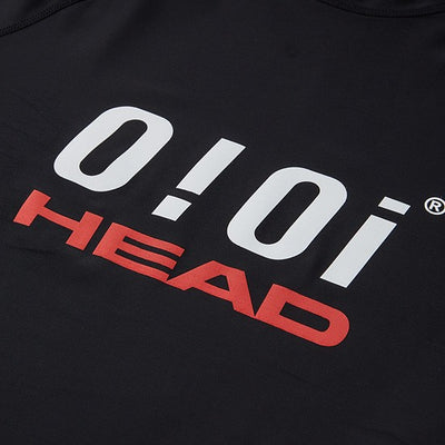 HEAD x 5252 by O!Oi - Logo Basic Rash Guard - Women (Black)