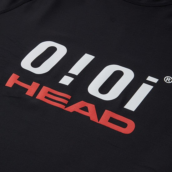 HEAD x 5252 by O!Oi - Logo Basic Rash Guard - Women (Black)