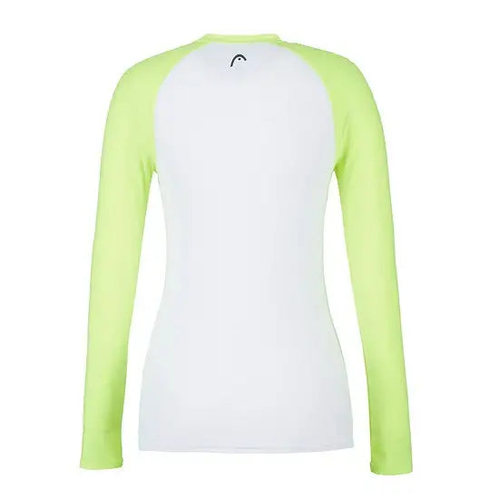 HEAD x 5252 by O!Oi - Logo Basic Rash Guard - Women (Neon Yellow) - HEAD - Swimwear - Harumio
